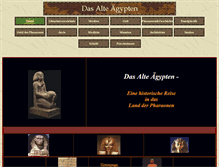 Tablet Screenshot of antikes-aegypten.net